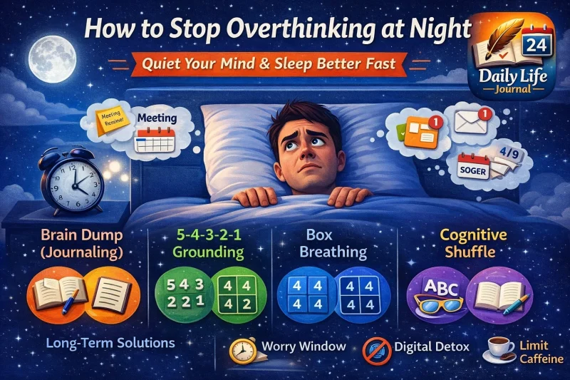 How to Stop Overthinking at Night: A Comprehensive Guide to Quiet Your Mind and Get Better Sleep