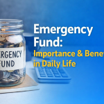 Emergency fund savings concept for financial security