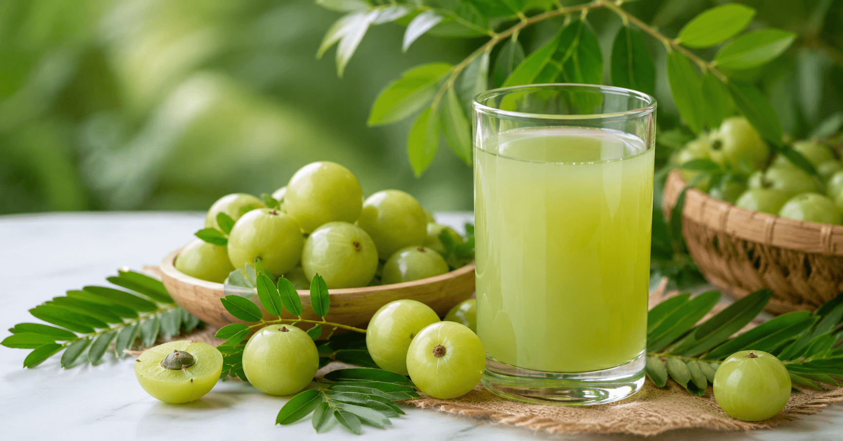 Amla juice for skin benefits for glowing skin and acne-free healthy skin