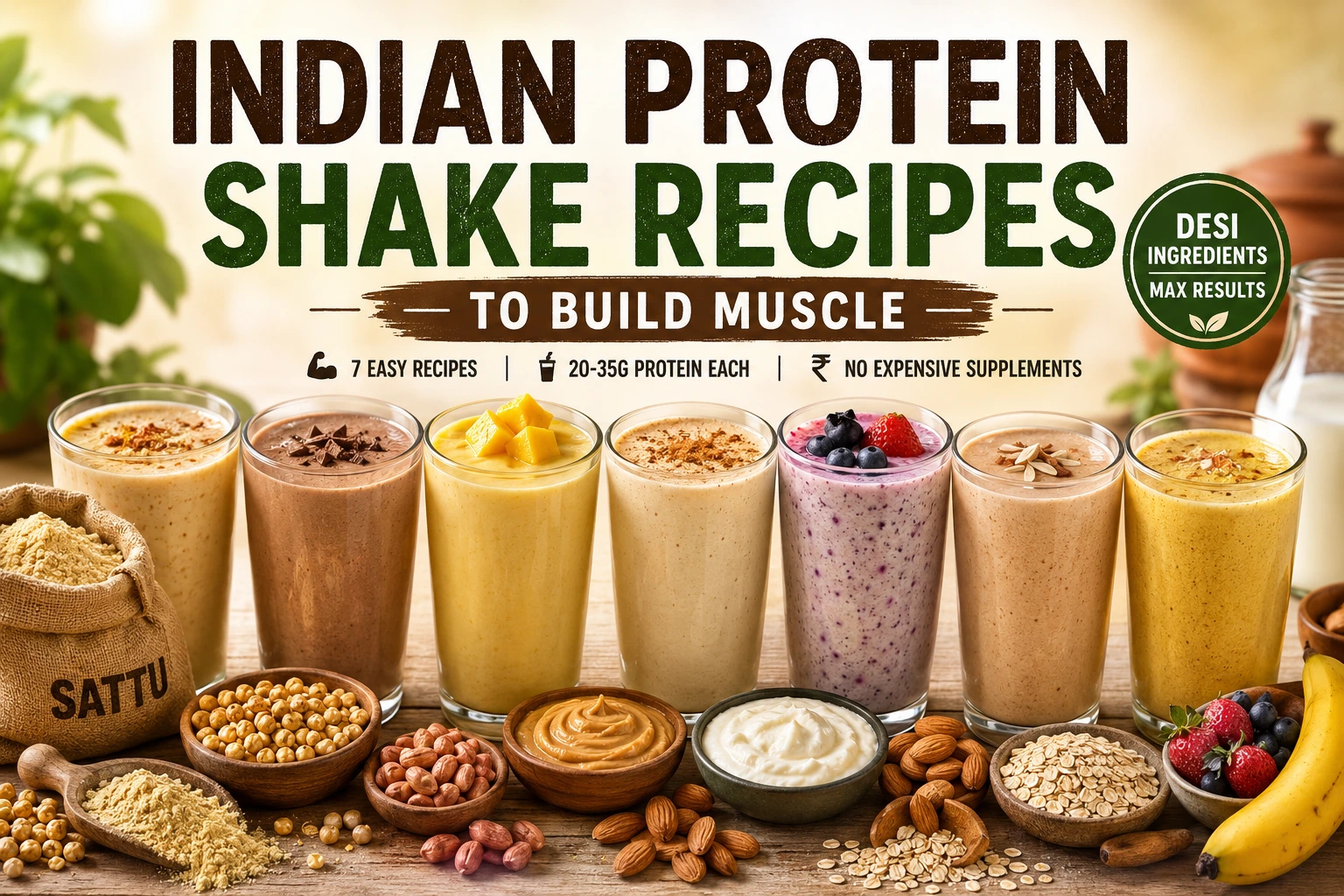 Indian protein shake recipes