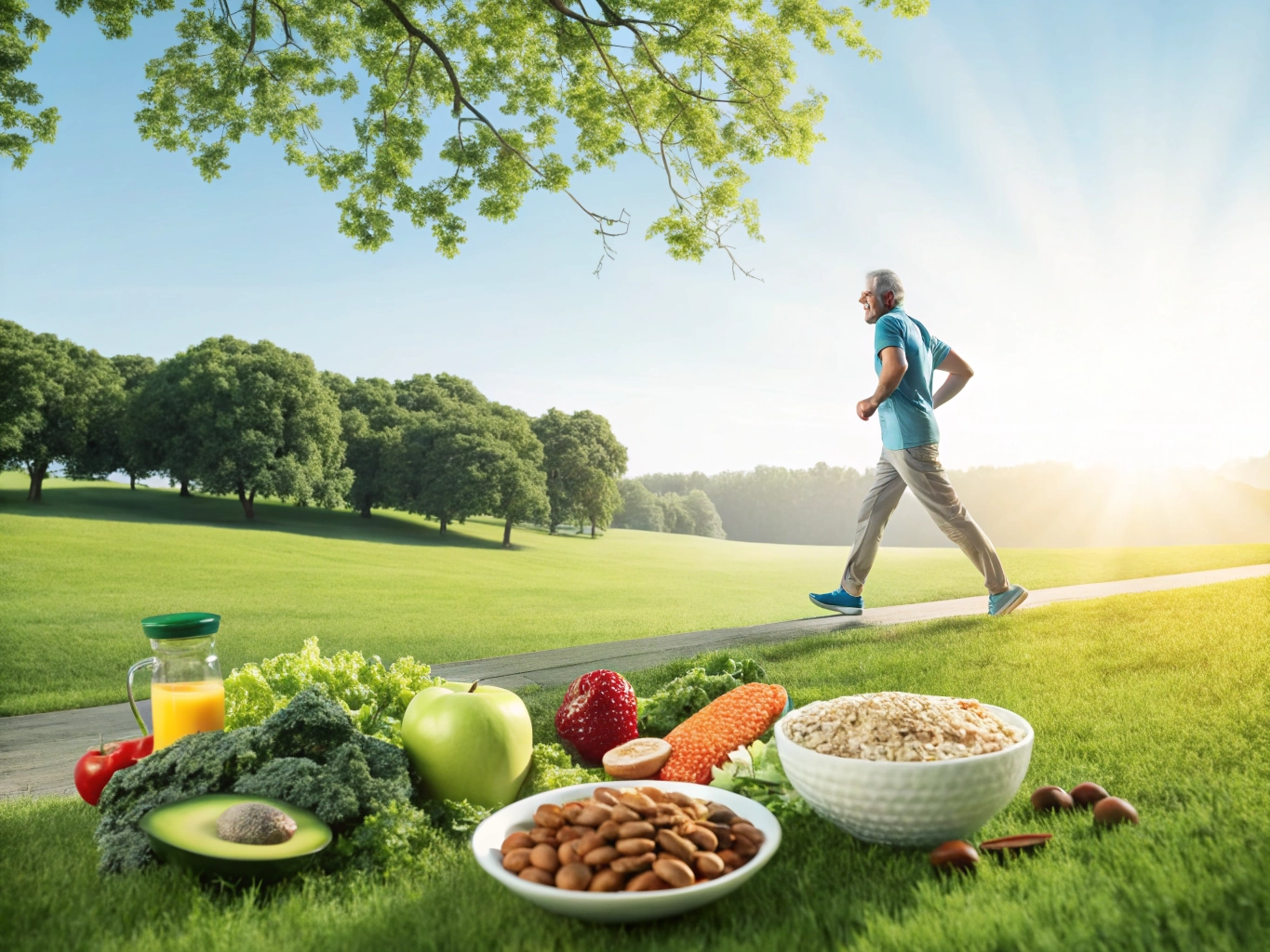 Simple ways to improve heart health through exercise, healthy eating, sleep, and stress managemen
