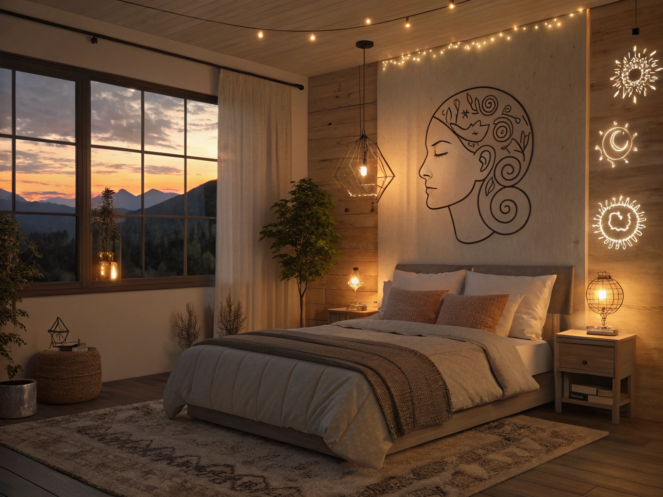 How Sleep Affects Mental Health in a peaceful bedroom