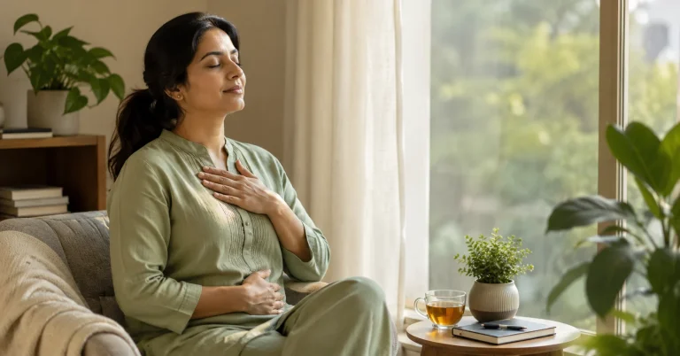 How to manage anxiety with slow breathing and mindful relaxation