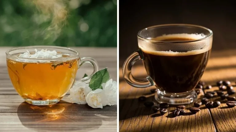 Green tea and black coffee for weight loss comparison