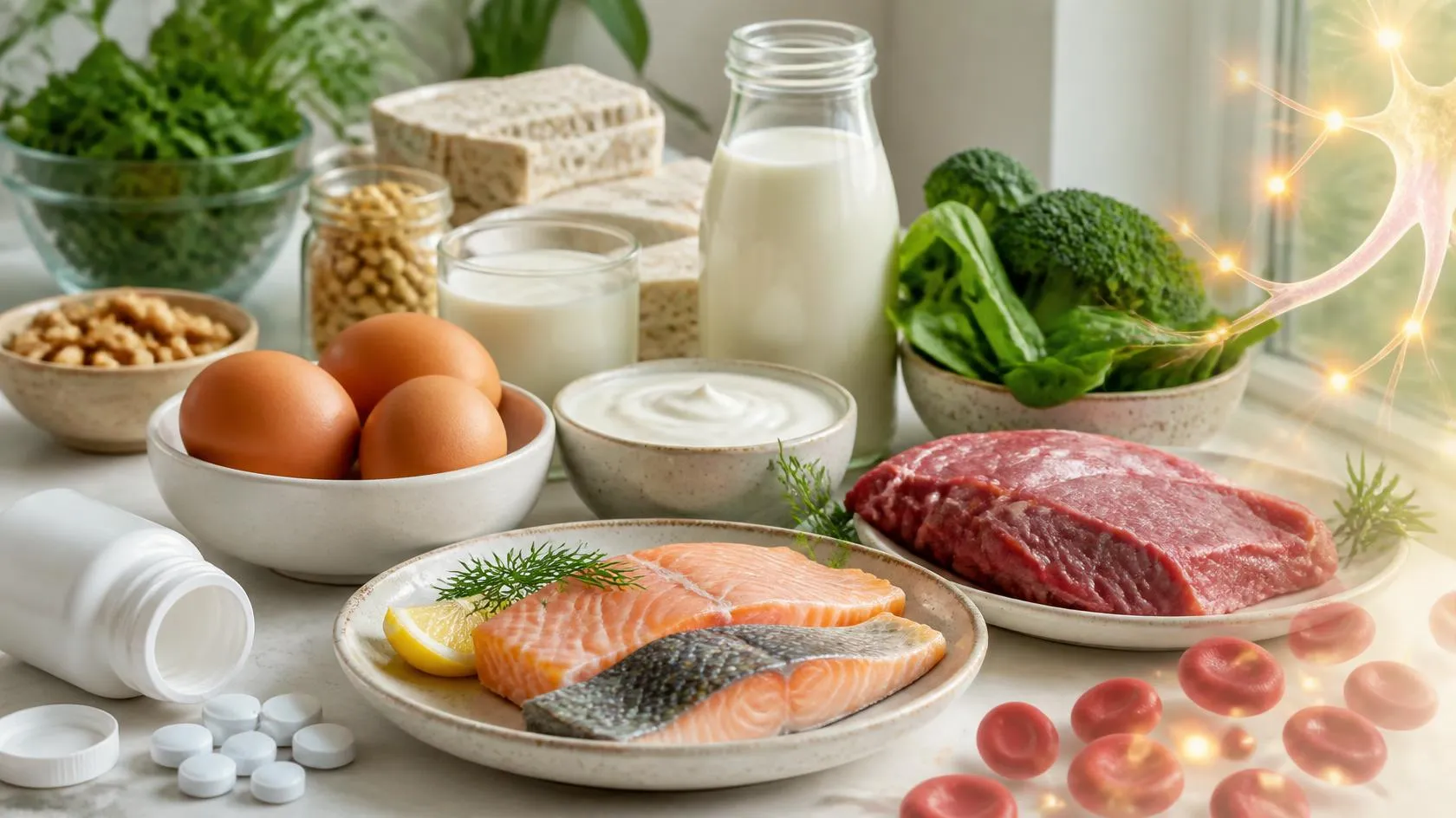 Vitamin B12 deficiency foods and supplements